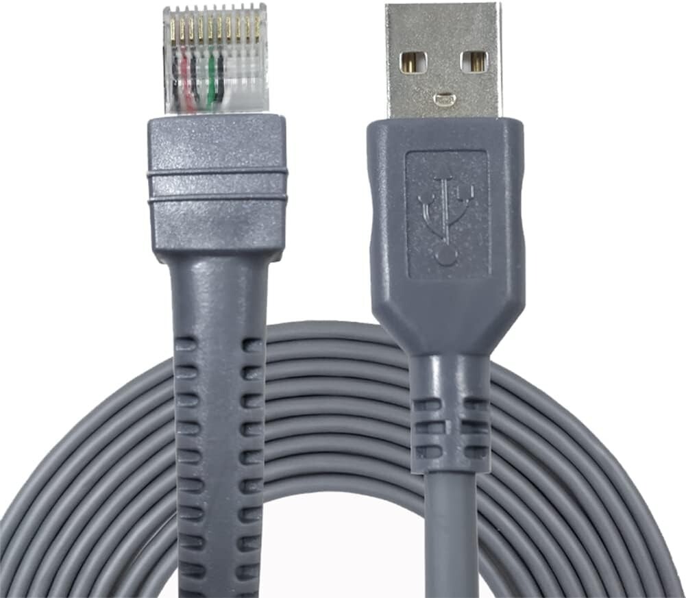 Barcode Scanner 7ft USB Cable for Symbol LS2208 LS4208 DS9208 CBA-U01-S07ZAR
