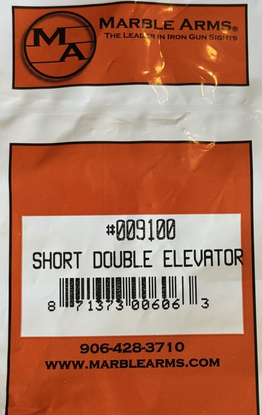 New Marble's Short Double Step Rear Sight Elevator for buckhorn sights
