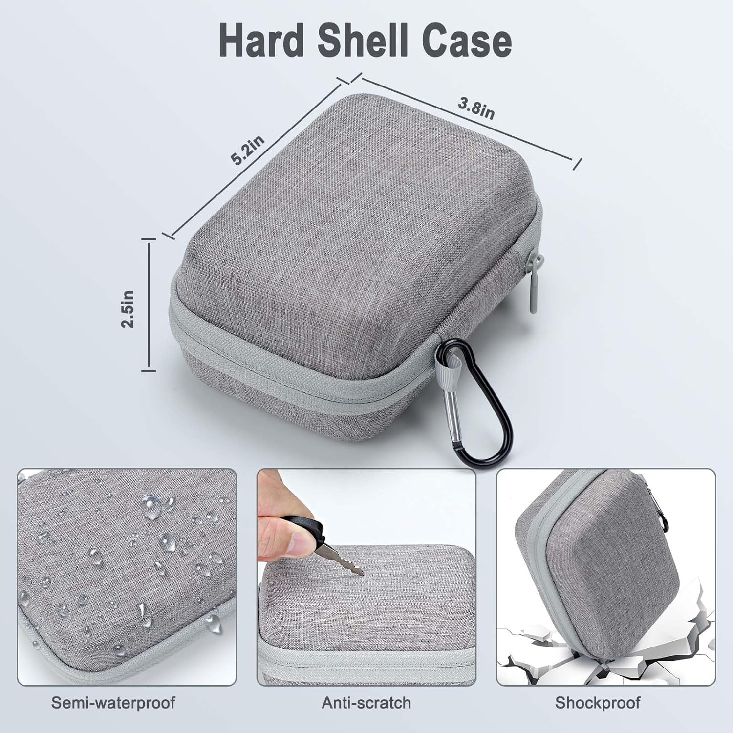 Microscope Case for Carson Microbrite plus 60X-120X LED Lighted Pocket Micros...