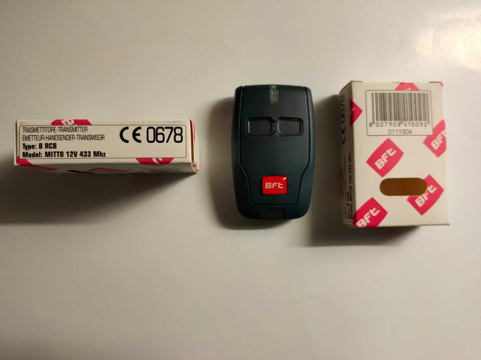 BFT MITTO 2 Gate remote control handsets - fobs