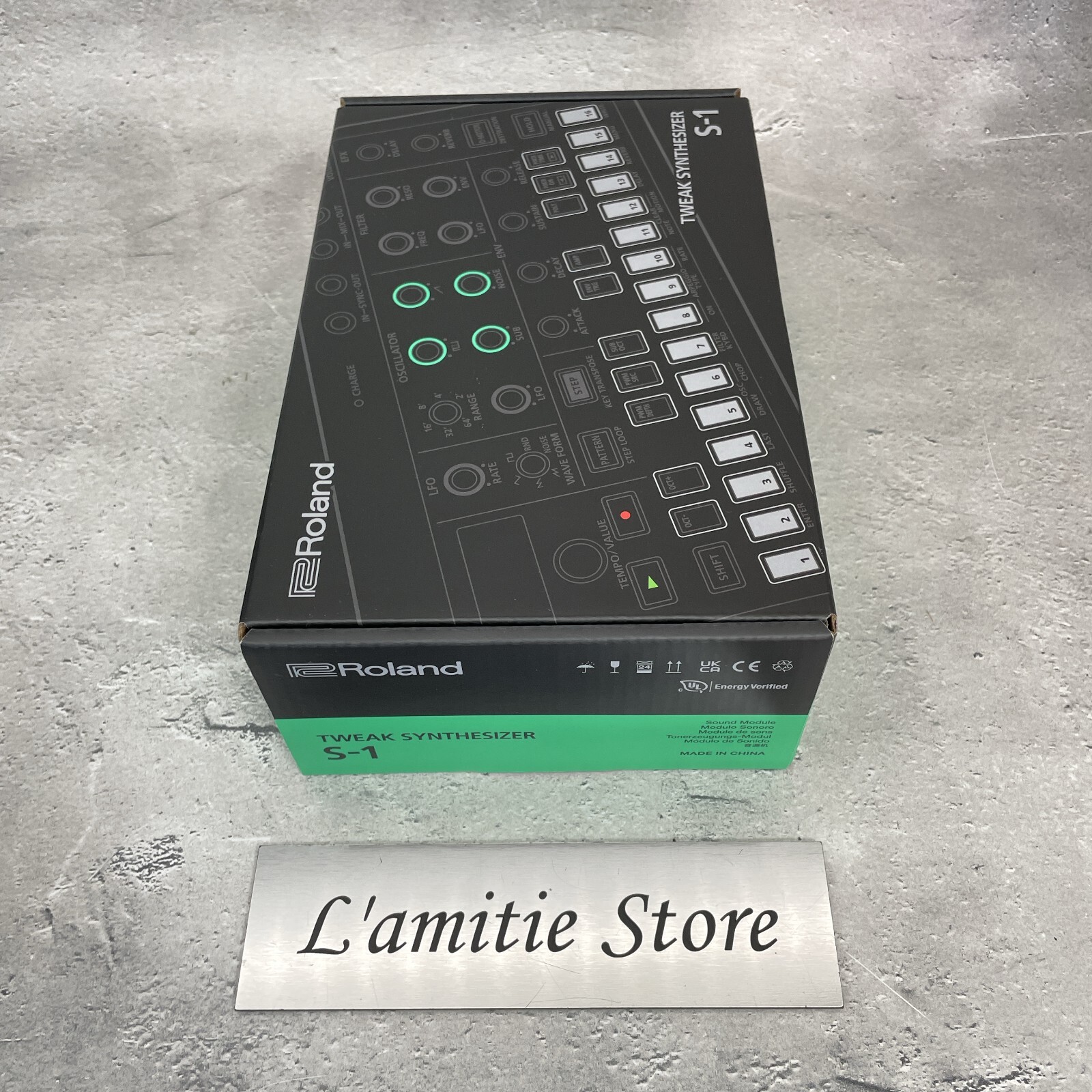 Roland S-1 Tweak Synth Compact Polyphonic Synthesizer Module Japan S1 Black Rare