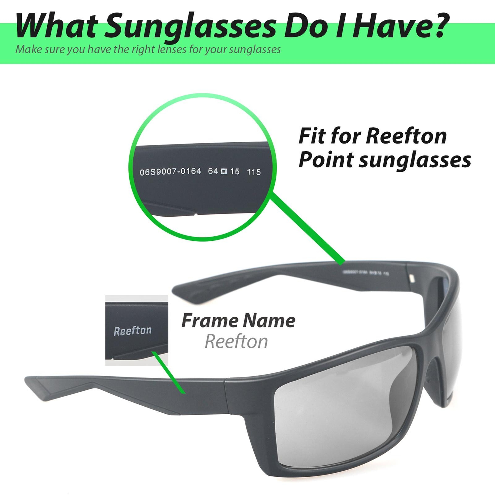 Walleva Replacement Lenses For Costa Del Mar Reefton Sunglasses-Multiple Options