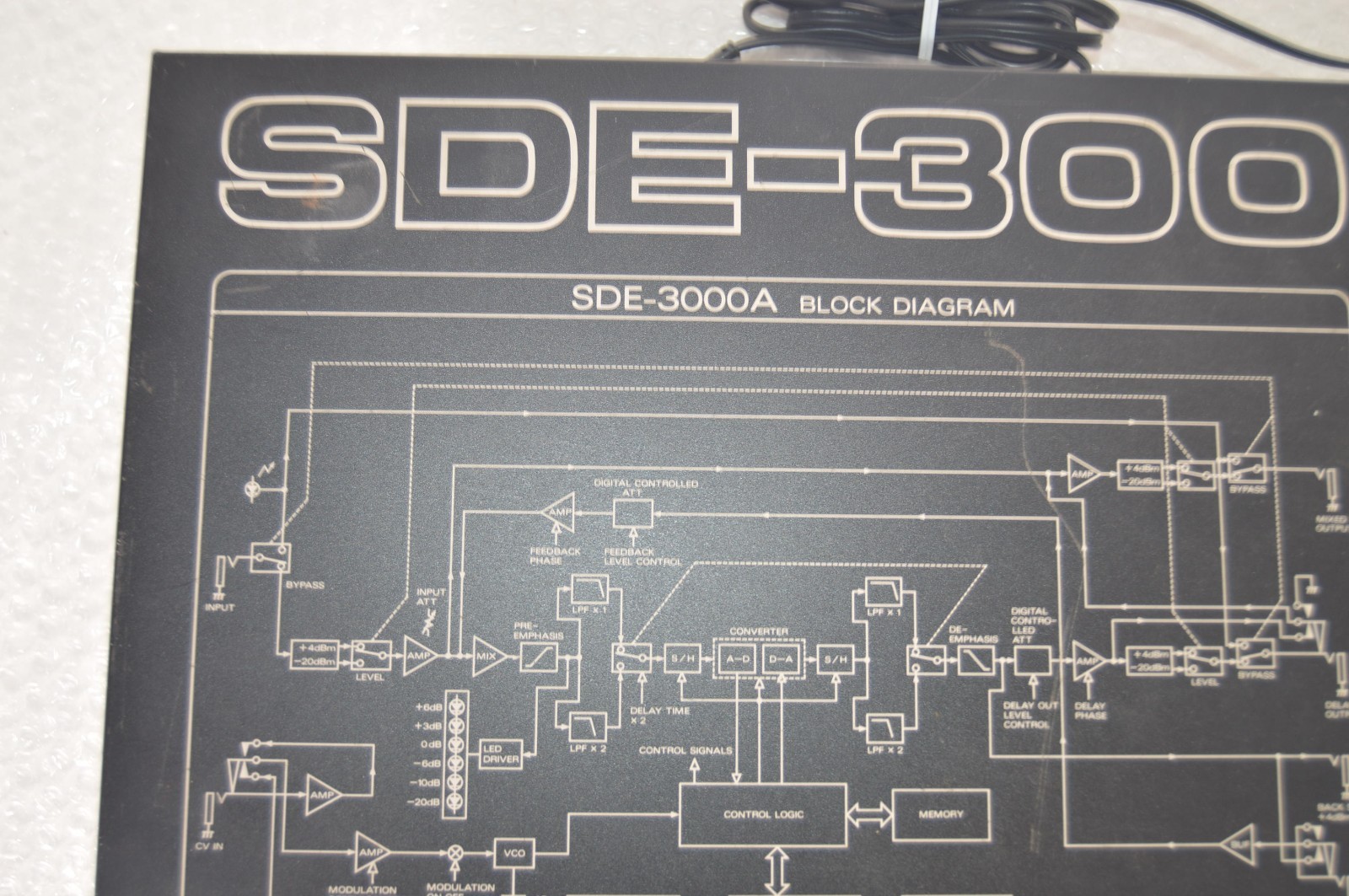 Roland SDE-3000A Digital Delay Echo Effect Processor Tested Excellent