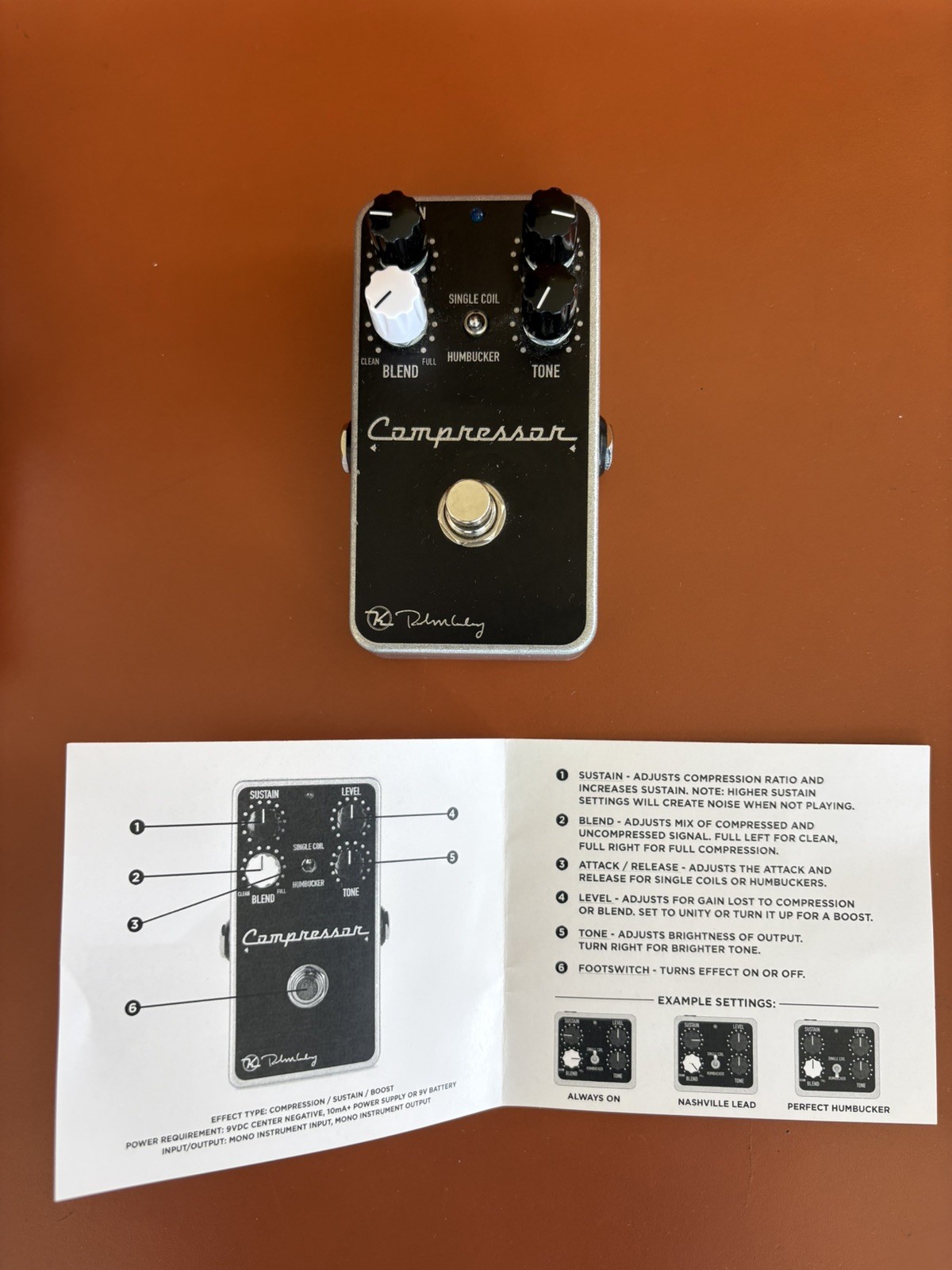 Keeley Electronics Compressor Plus Guitar Effects Pedal +