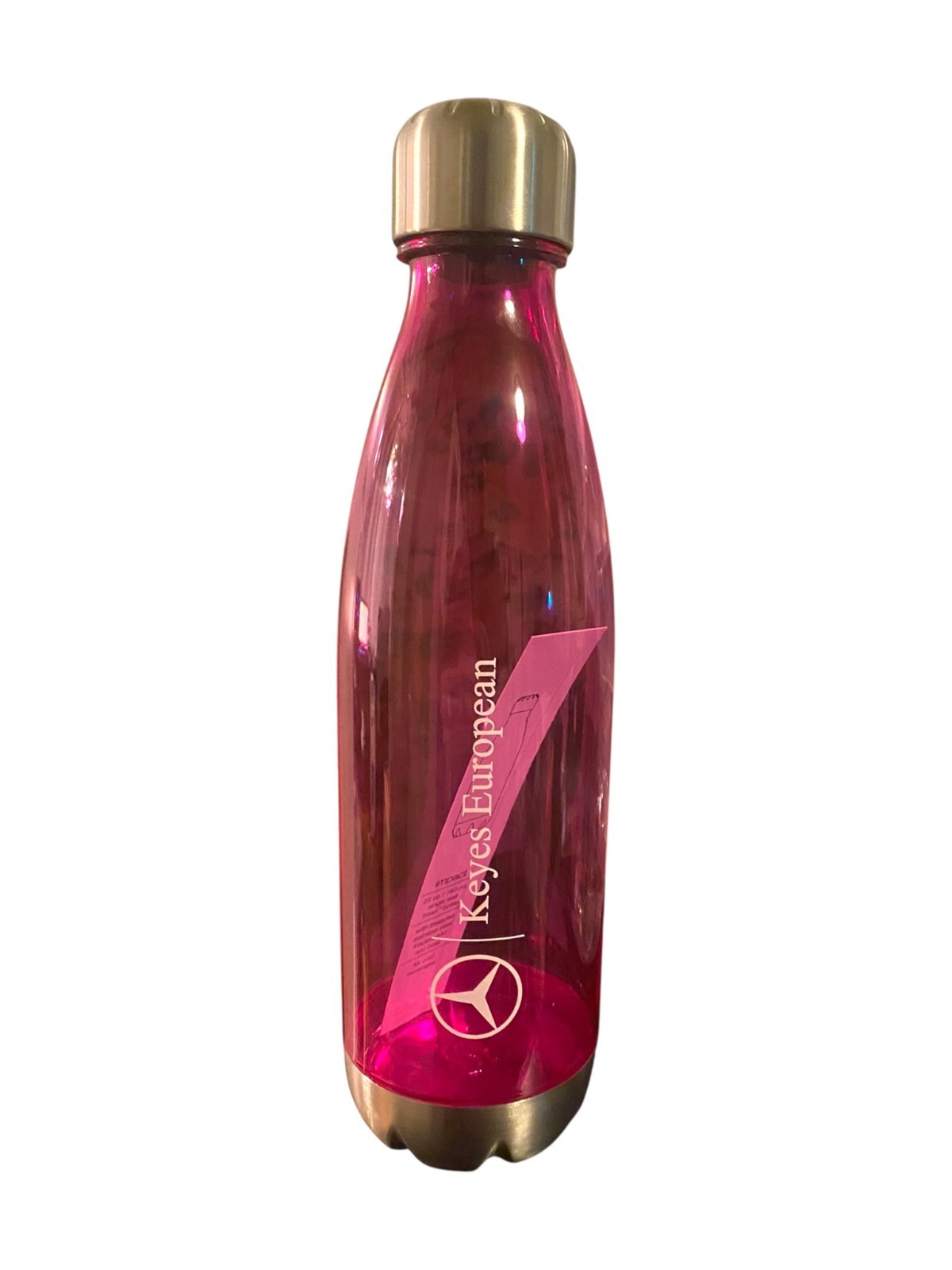 Brand New Pink Mercedes-Benz Plastic Water Bottle 740ml 25 floz