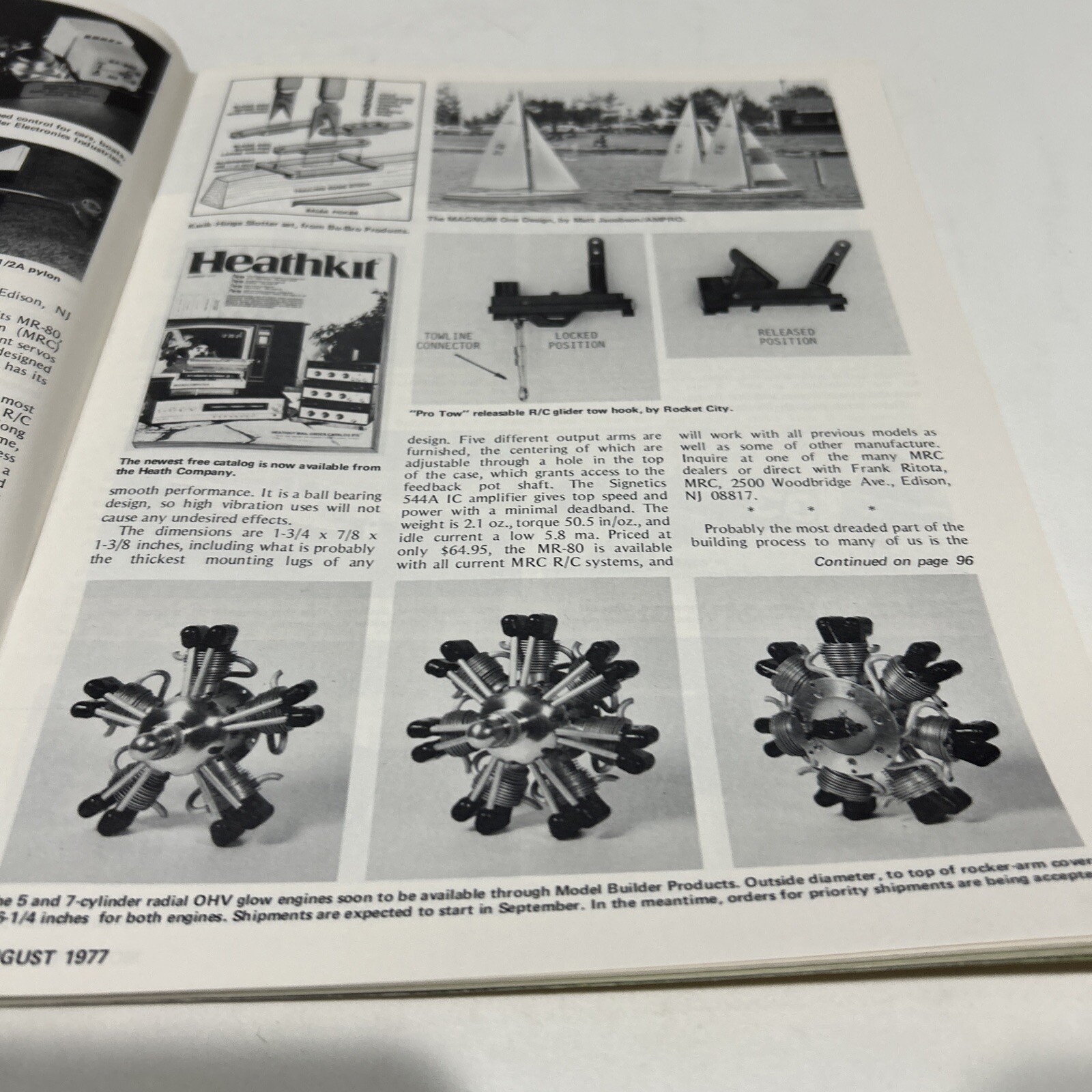 Vintage Model Builder Magazine August 1977
