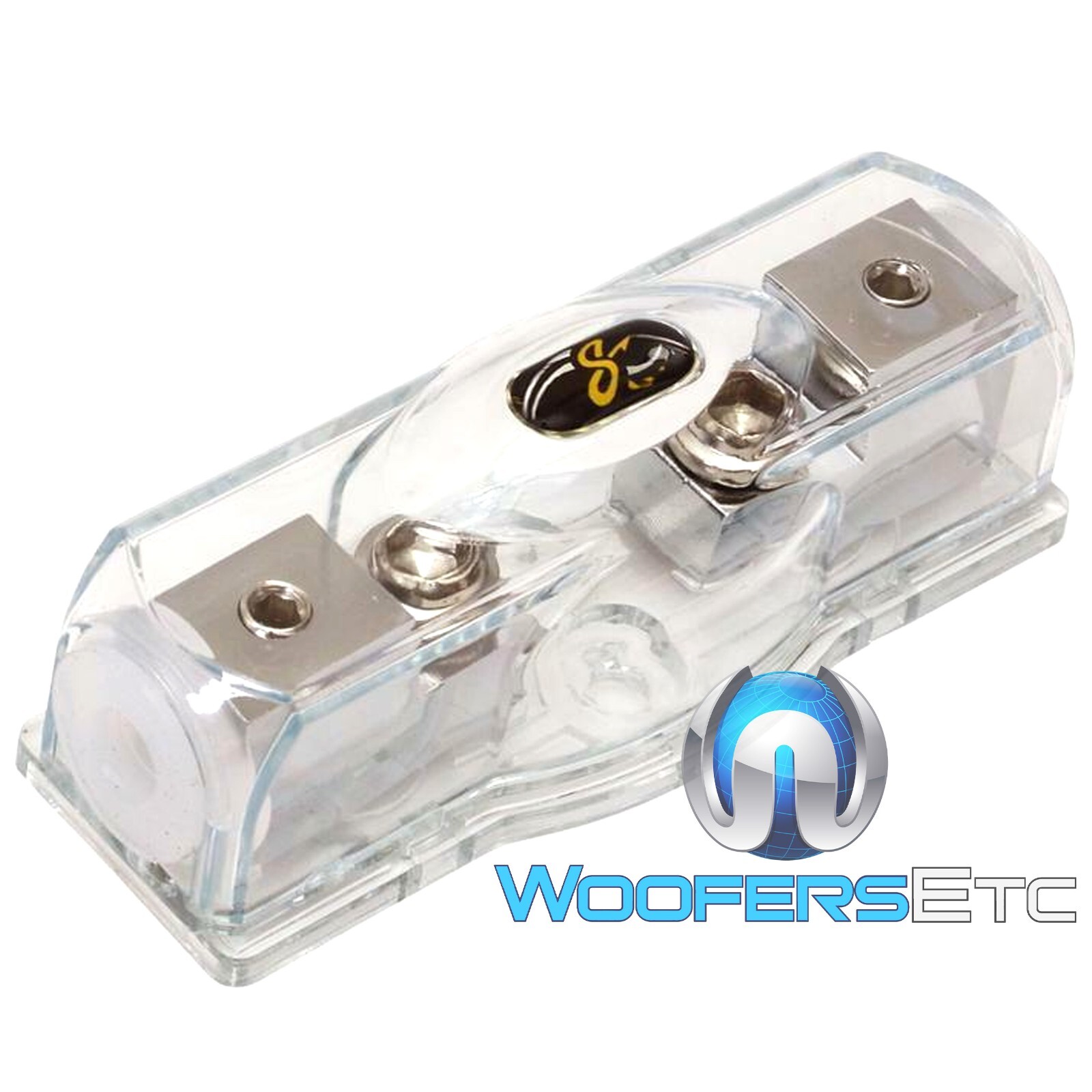STINGER SHD801 INLINE FUSE HOLDER HPM MIDI STYLE 4 GAUGE OR 8 GAUGE INPUT OUTPUT