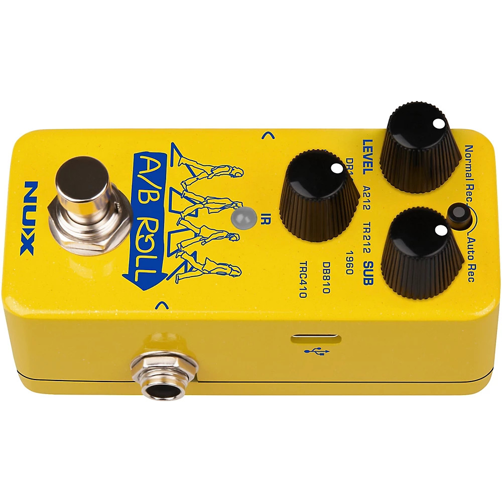 NUX AB Roll Octave and Loop Pedal Yellow