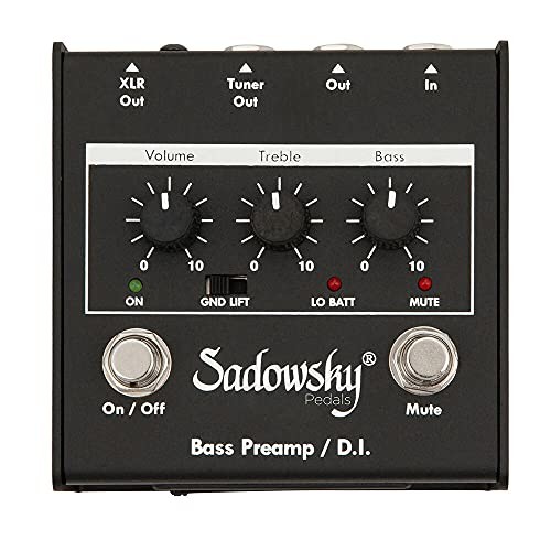 SAC PED SBP 1 V2 Bass Preamp/EQ/DI Effect Pedal