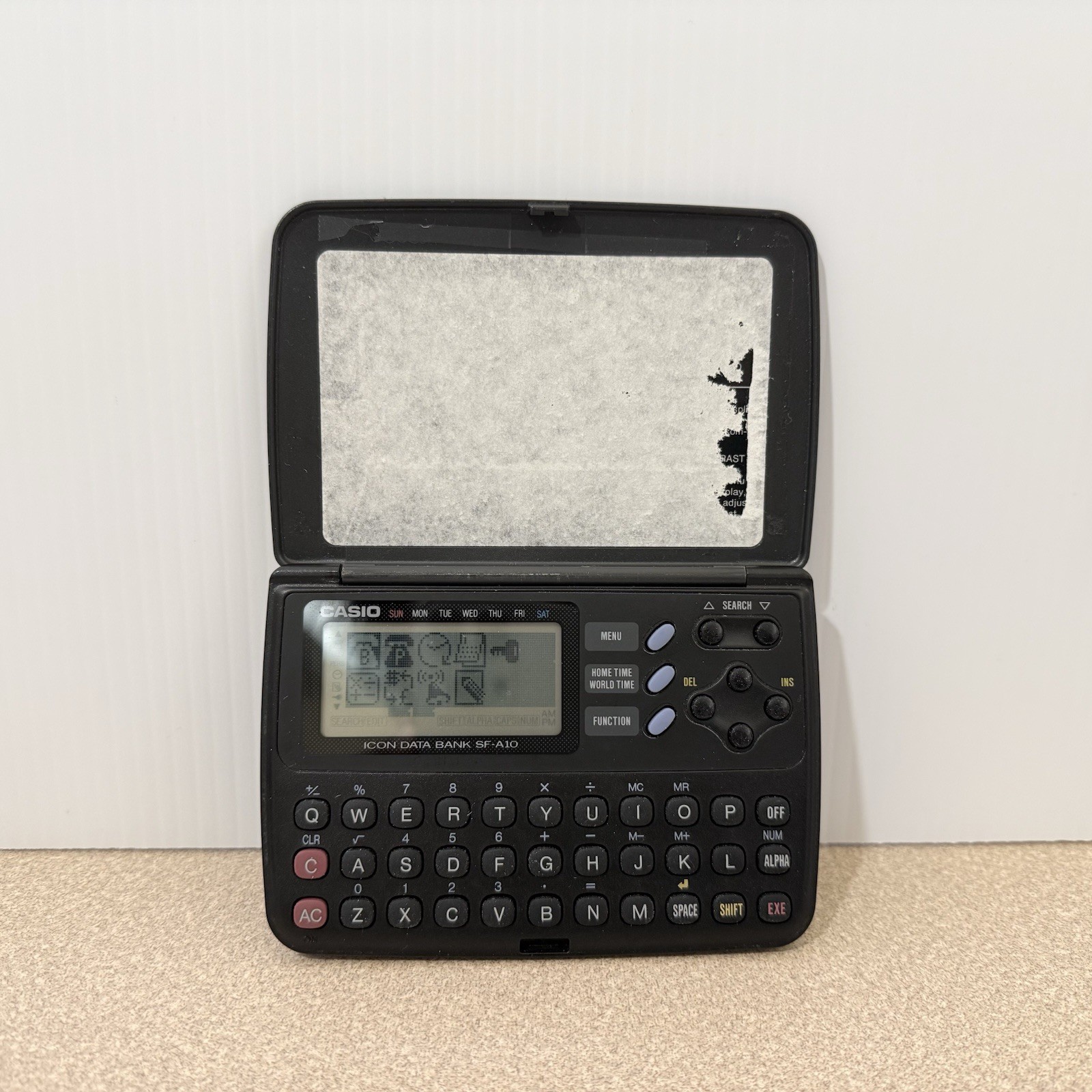 Vintage CASIO SF-A10 Icon data bank 32KB. Working.