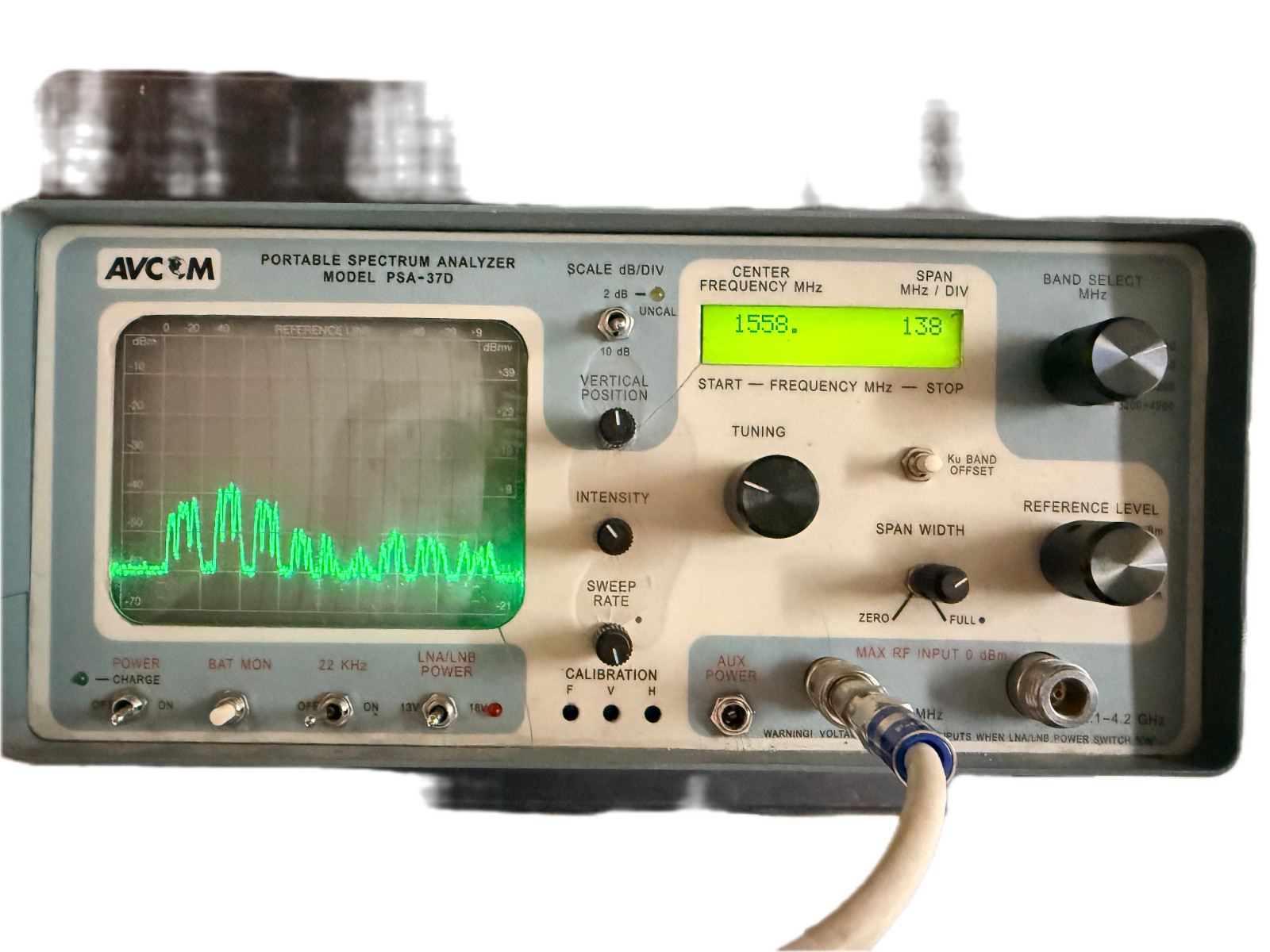 AVCOM PTR-37D With AV-SAC, ADAPTERS AND ORIGINAL MANUAL