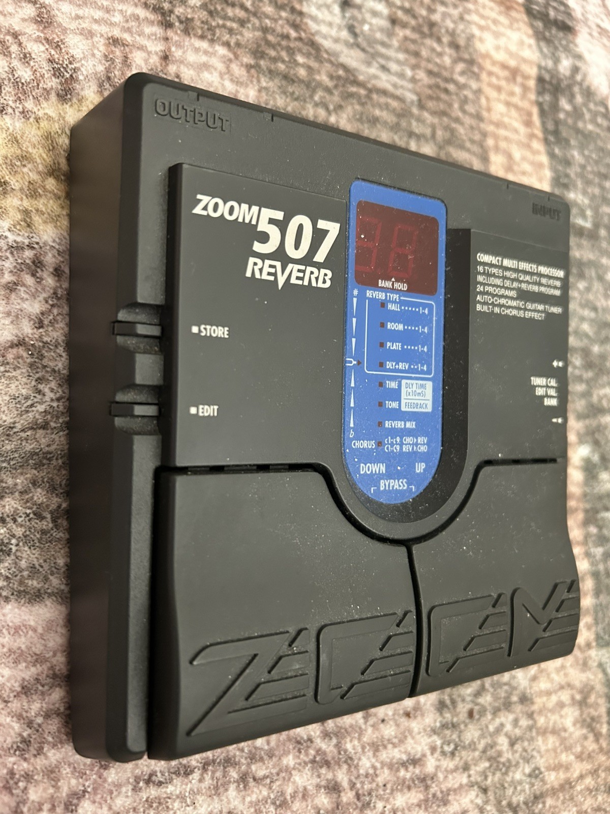 ZOOM 507 Digital Reverb Guitar Compact Multi-Series