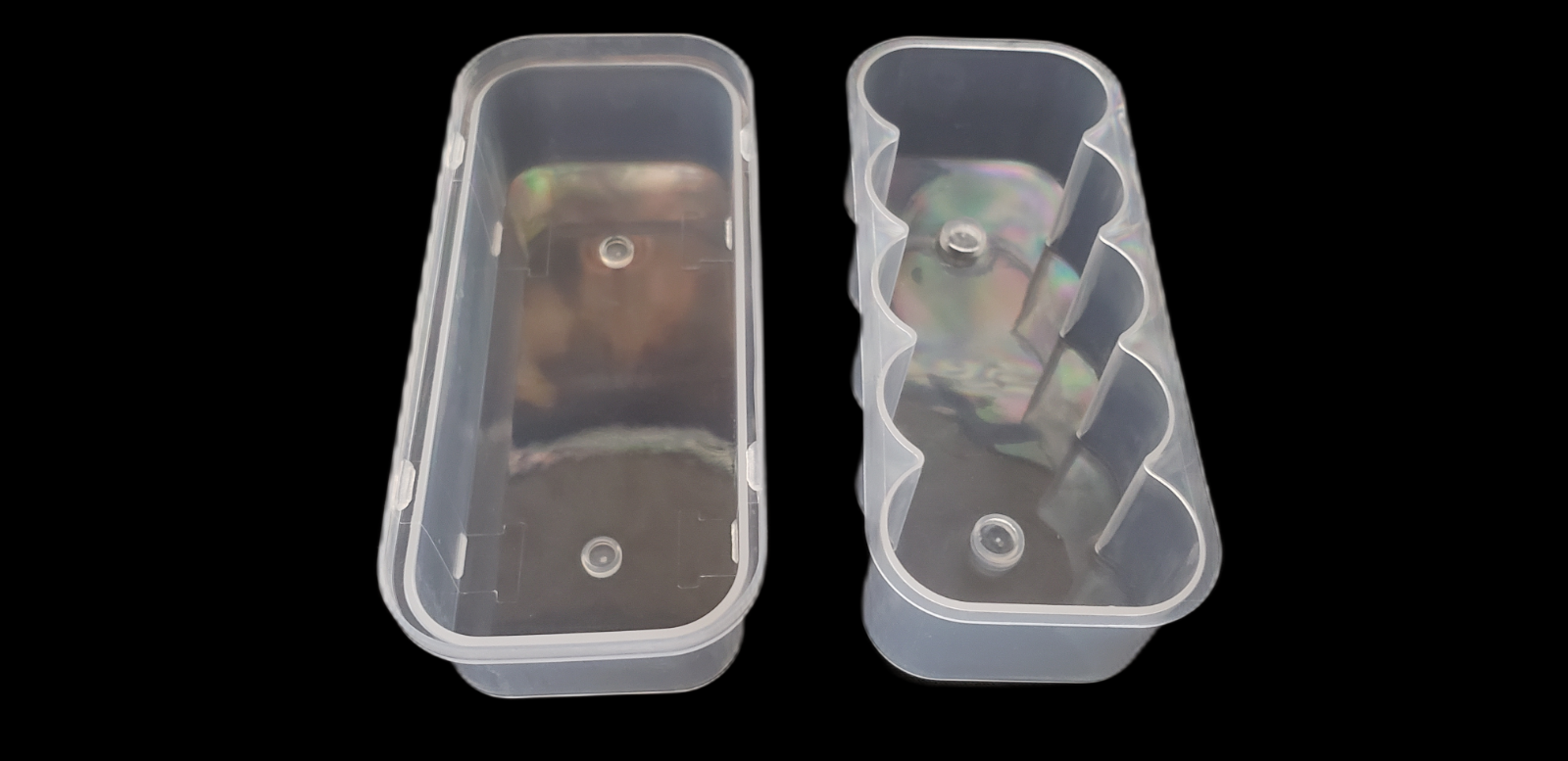 Clear Plastic 10 x 10mL Vial Storage Box Case