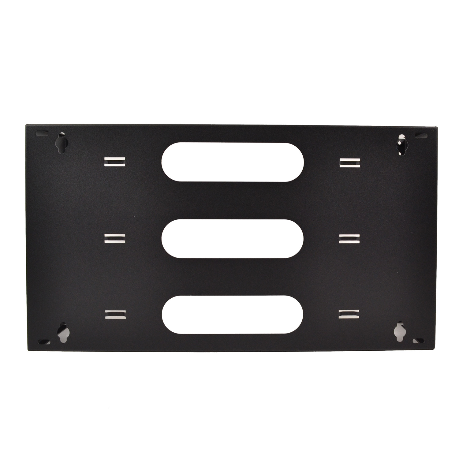 19" Six Space 6U Steel Wall Mount Hinged Swing Out Patch Panel Bracket 6" Deep