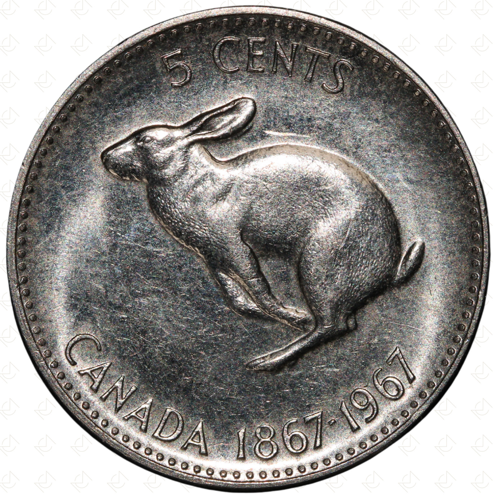 1967 Canada Elizabeth II 5 Cents Coin – Nickel