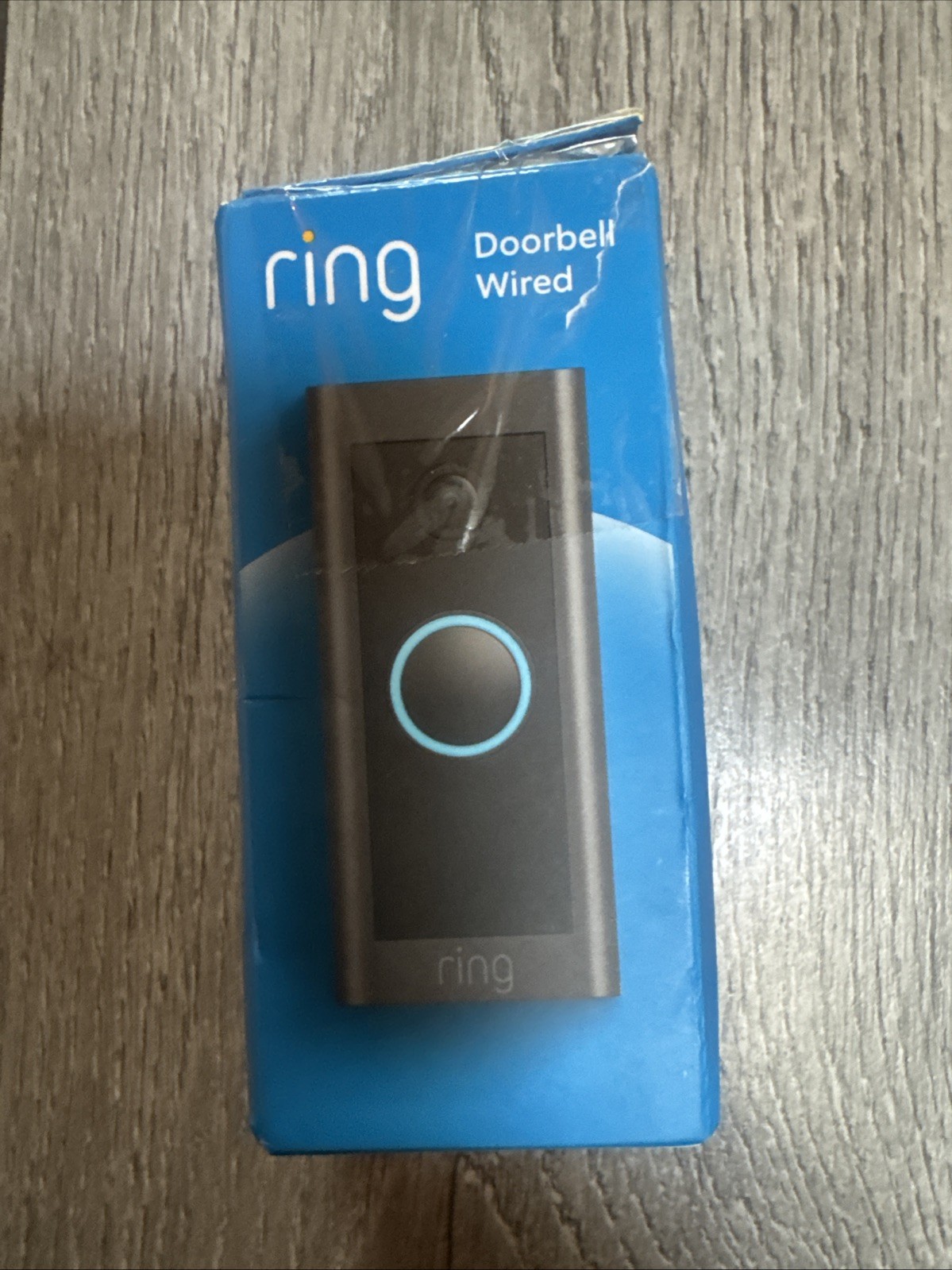 OPEN BOX - Ring Video Doorbell Wired - Black