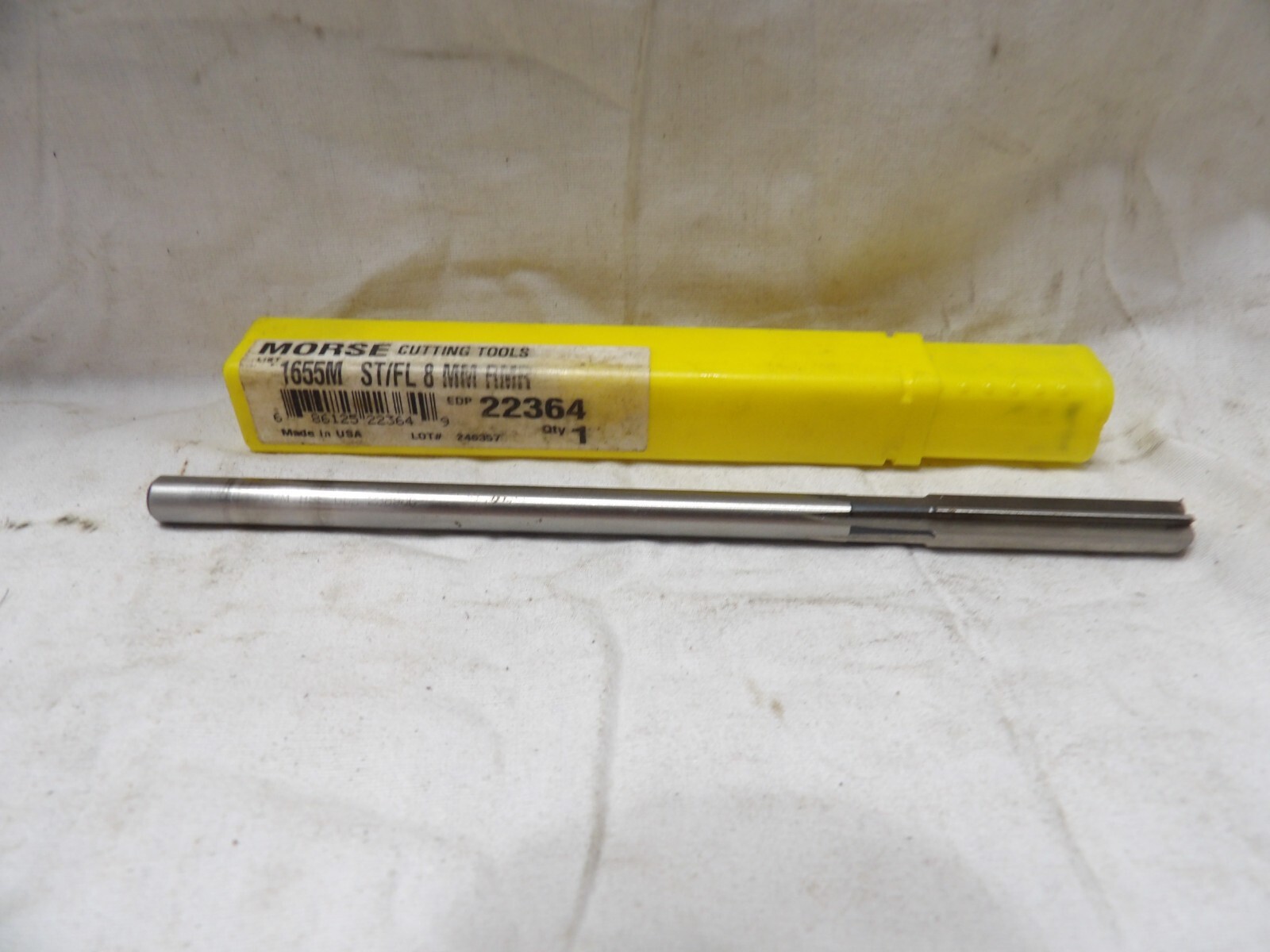 Morse Cutting Tools 8mm Straight Flute Chucking Reamer - USA