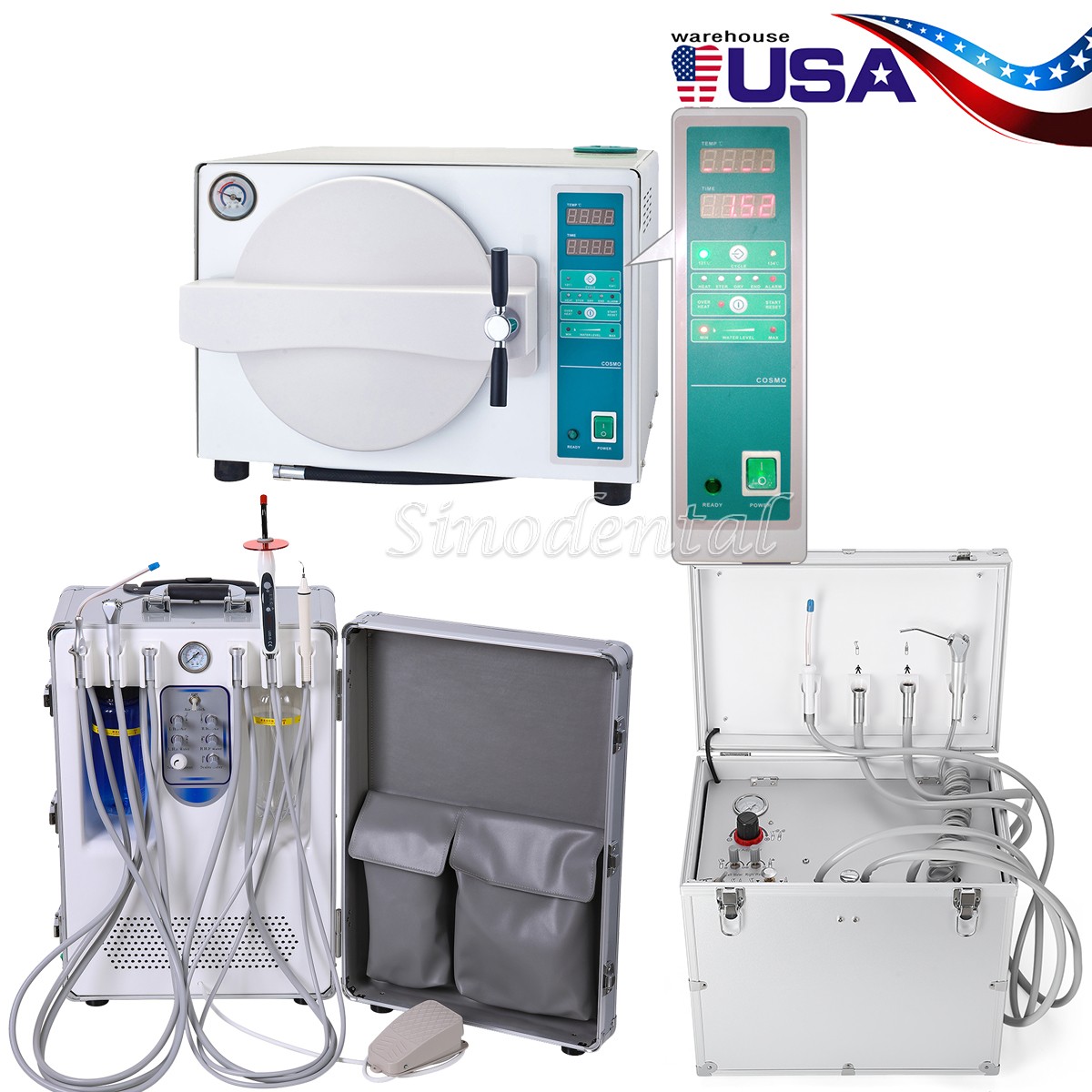 18L Dental Medical Autoclave Sterilizer Steam Sterilization/Mobile Delivery Unit