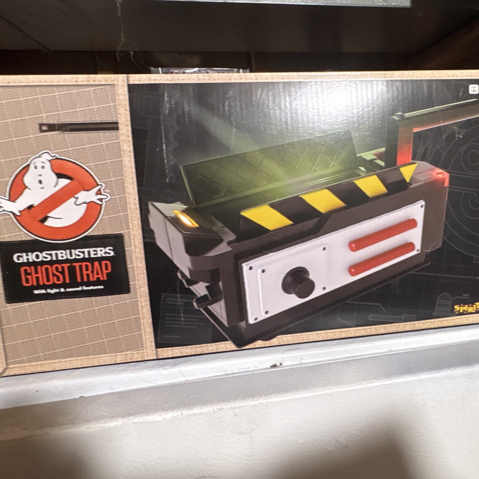Spirit Halloween Ghostbusters Ghost Trap Reproduction Movie Prop Light & Sound