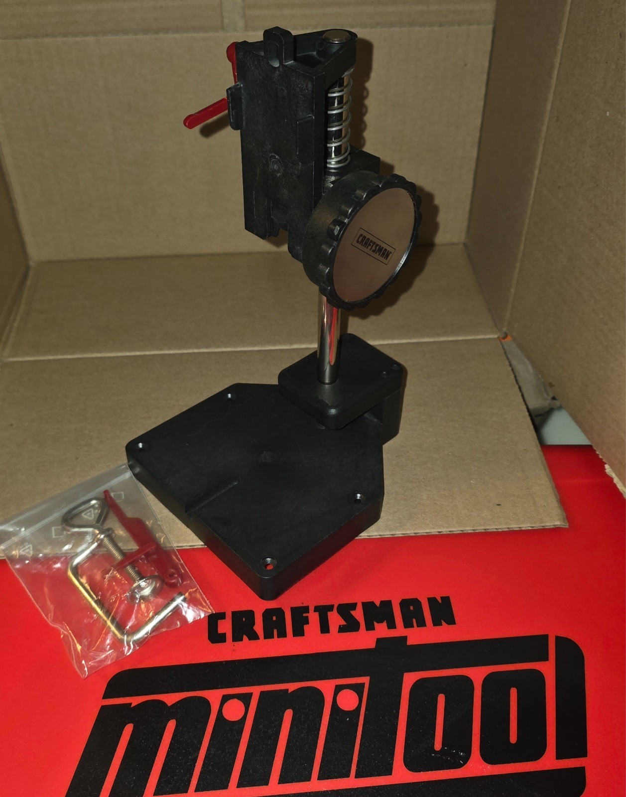 Craftsman Microlux Germany 12V MiniTool Hand Drill Press Table Proxxon Sherline