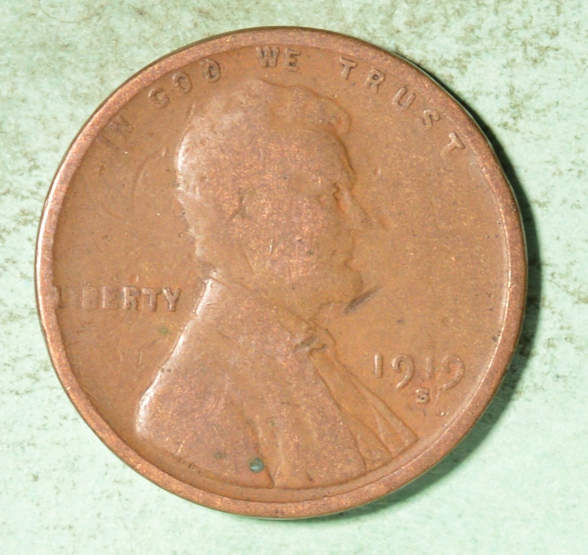1919-S  USA Wheat Cent  - INV#Z-147