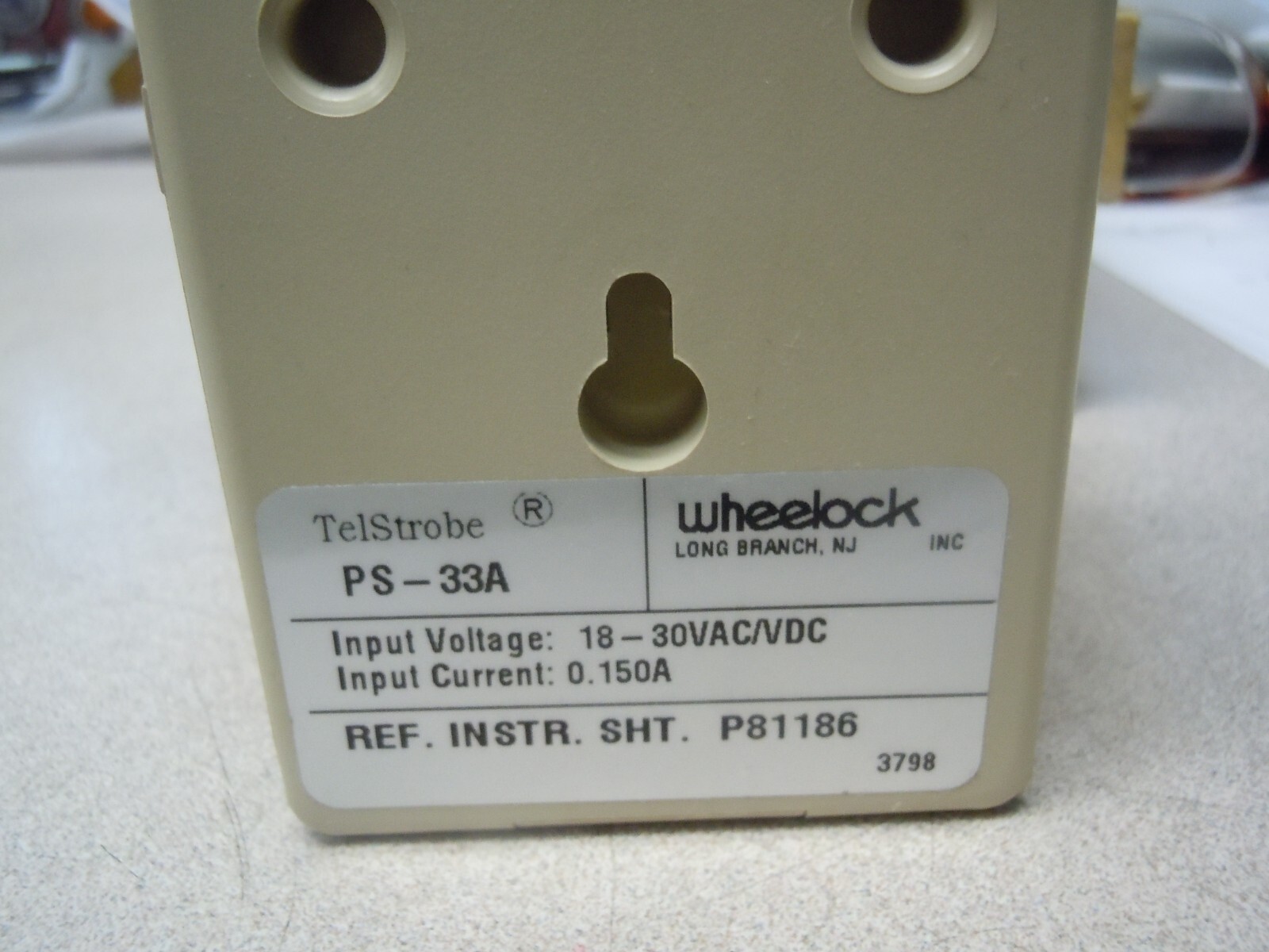 WHEELOCK PS-33A