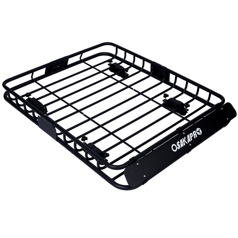 Motoring Roof Rack, Rooftop Cargo Carrier Basket, Top Shelf Cross Bar 36"W