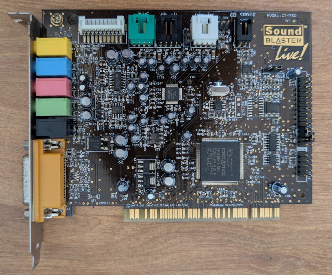 Creative Sound Blaster Live! PCI (CT4780) Sound Card