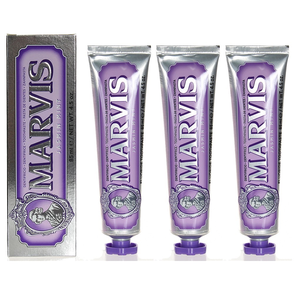 Marvis Jasmin Mint 4.5oz/85ml NEW IN BOX SET OF 3