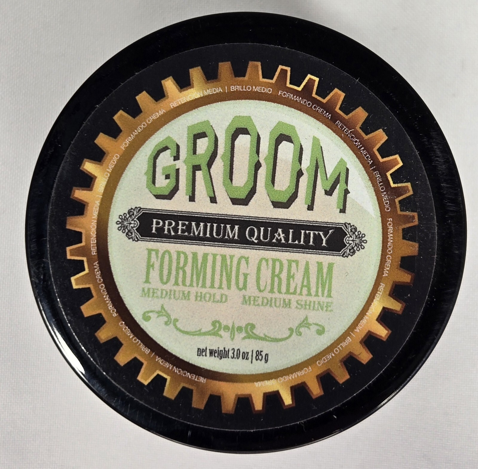 Groom Forming Cream Medium Hold Medium Shine Hair Styling 3.0 Oz 2 Pack
