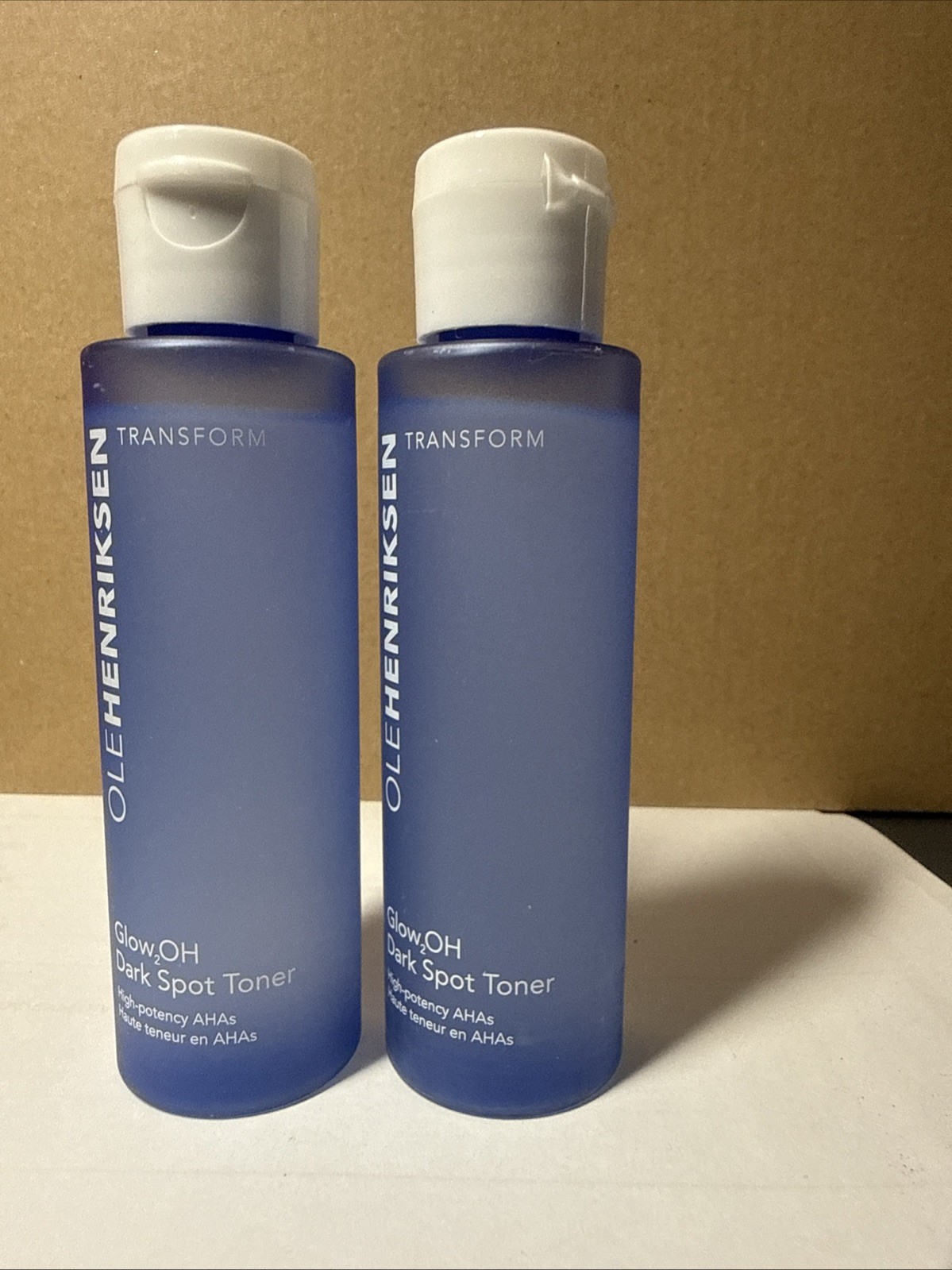 2-PACK OLE HENRIKSEN Glow2OH 7% AHA Exfoliating Dark Spot Toner, 2.2 FL OZ NWOB