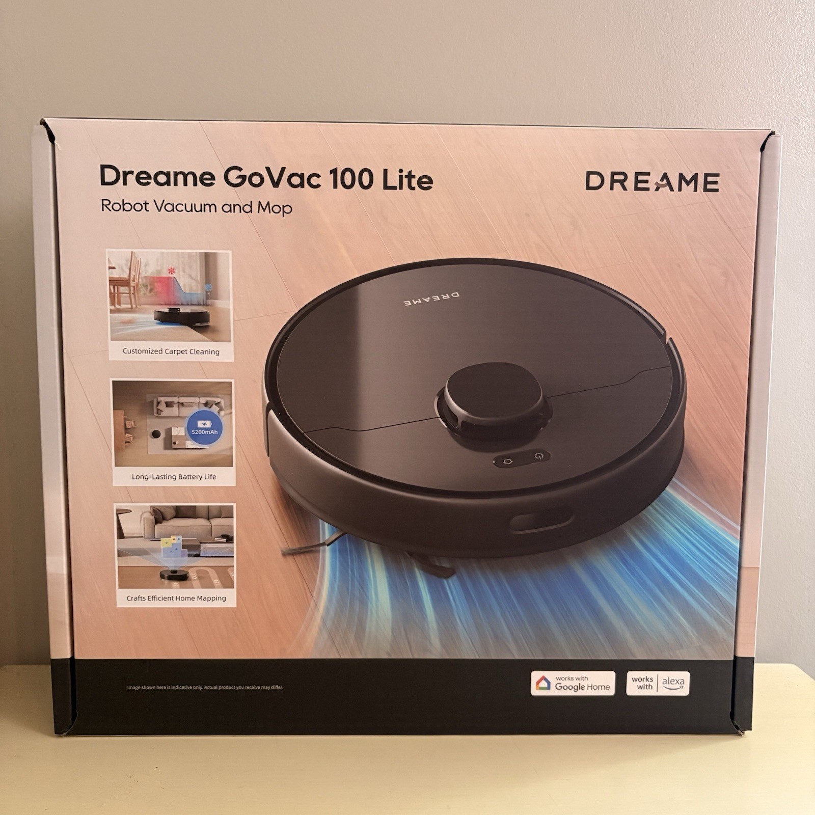 Dreame GoVac 100L 2-in-1 Robotic Vacuum & Mop — 6,000 Pa Vormax Suction
