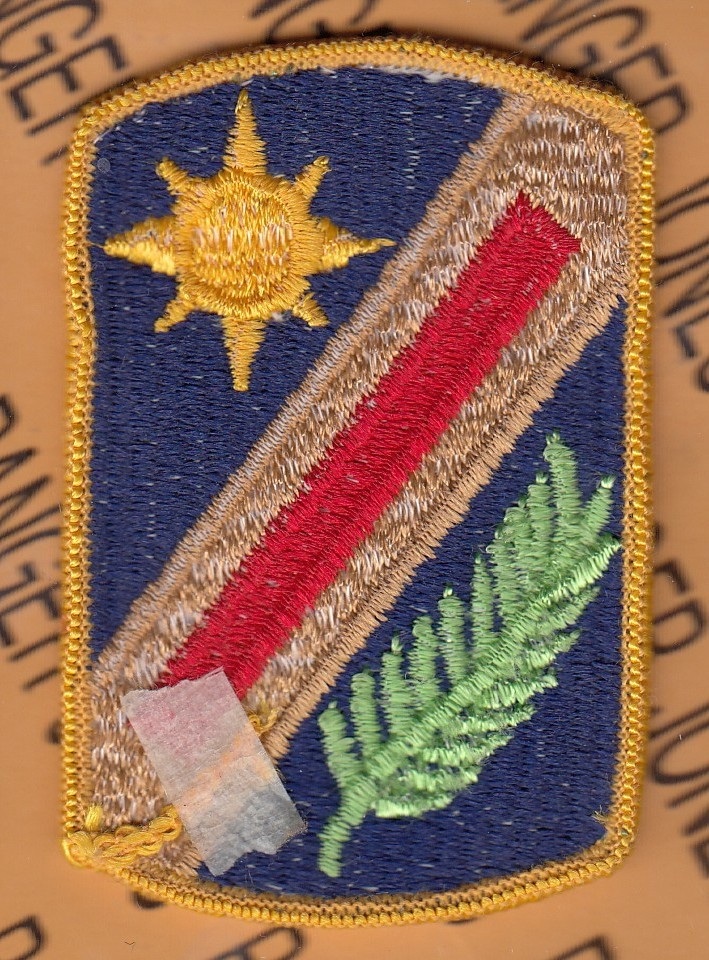 US Army 321st Sustainment Brigade ~3" uniform shoulder patch m/e A
