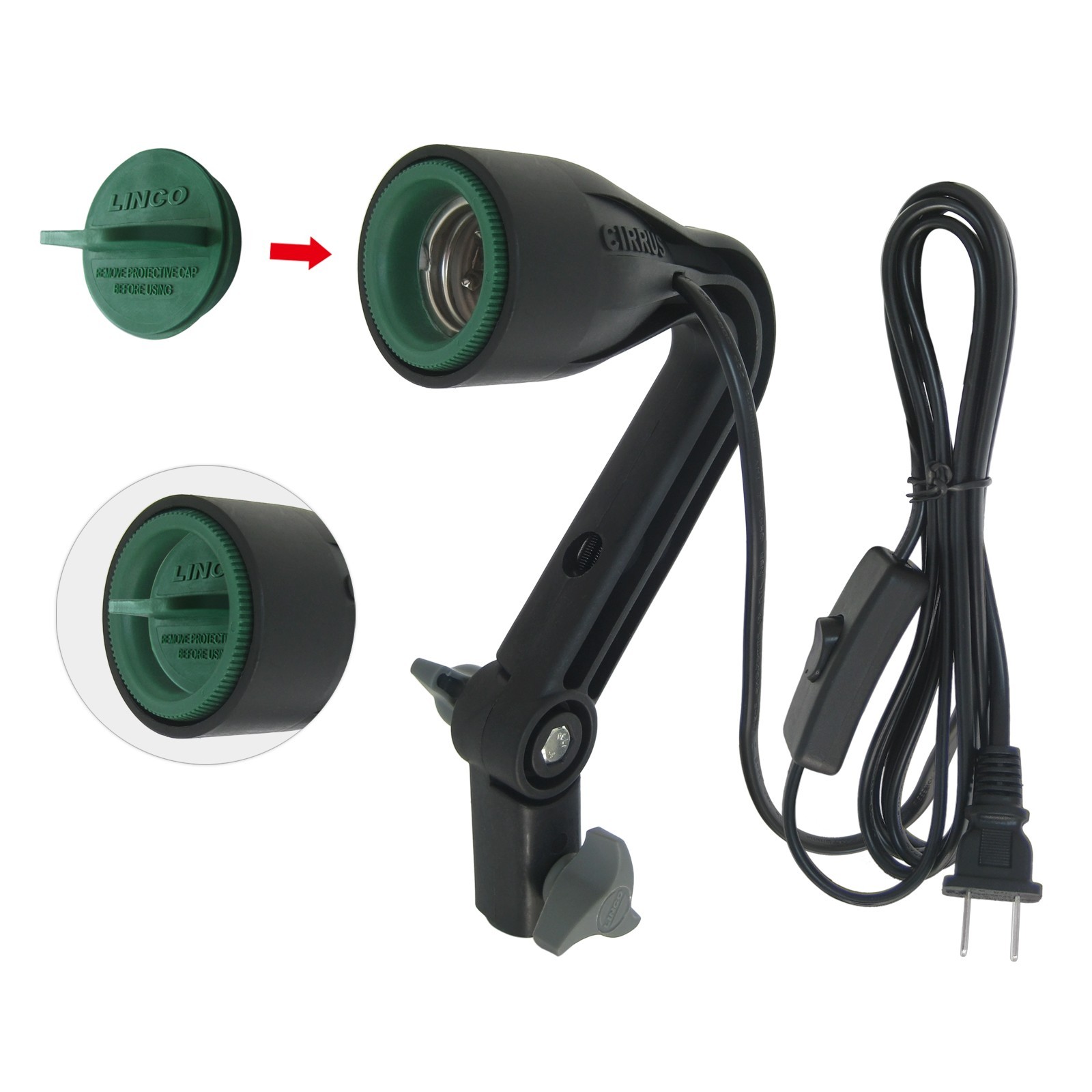 Professional Studio AC Socket Light Stand Mount Umbrella Holder NEW