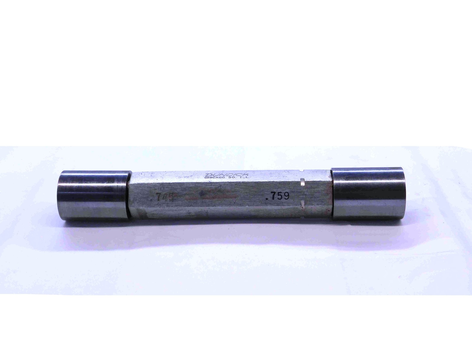 .7450 & .7590 PIN PLUG GAGE GO NO GO .7500 -.0050 UNDERSIZE 3/4 19 mm .745 .759