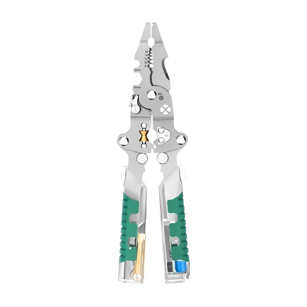 DIY Portable Multi-Functional Fold Wire Stripper Scissor w/ Electrical Test US