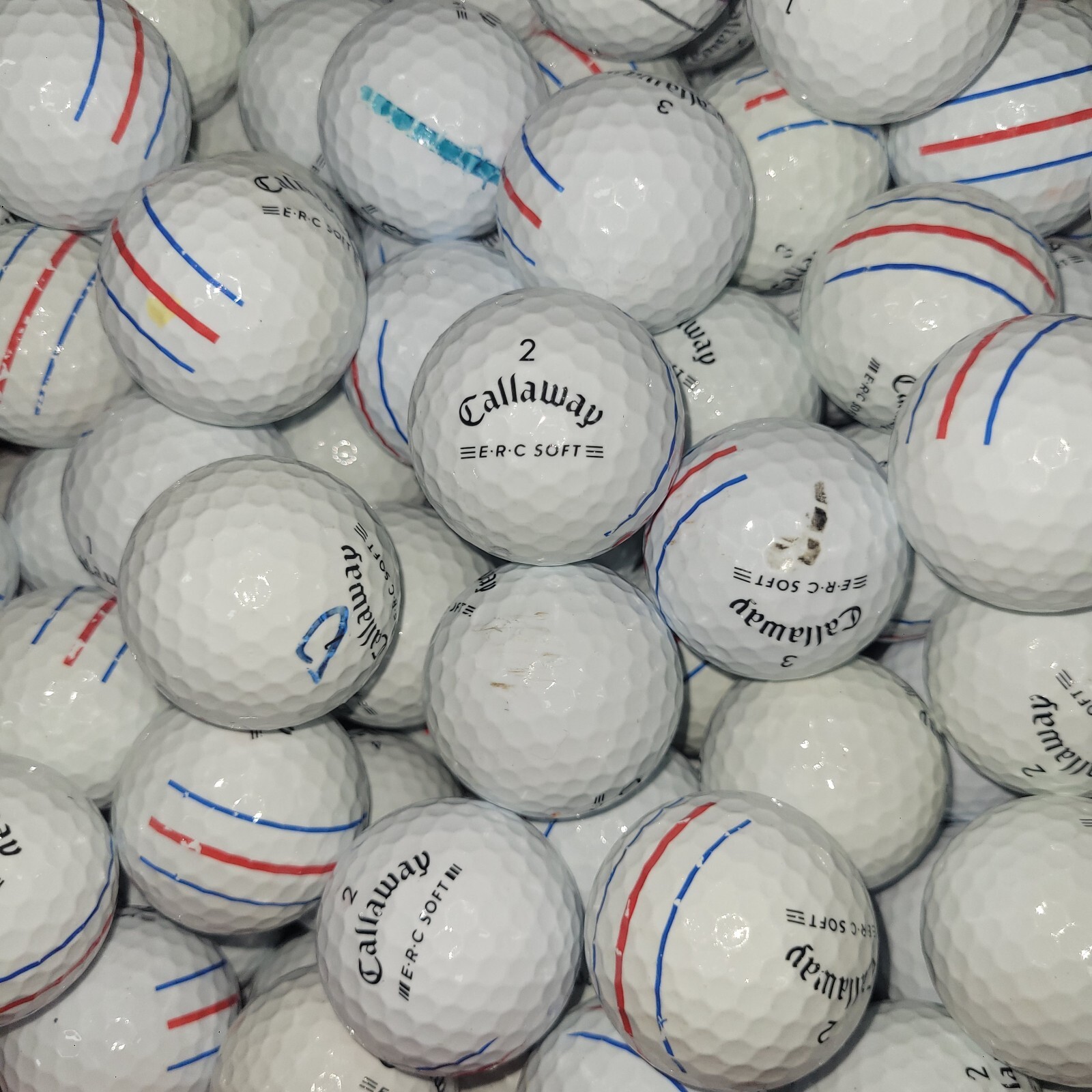 72 AAA Callaway ERC Soft Triple Track Golf Balls 3A
