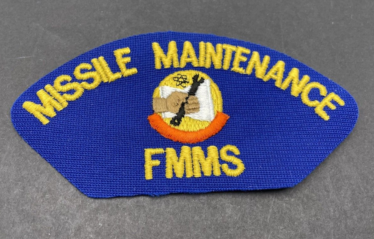 2 USS Missile Maintenance FMMS Squadron Patch Patches USAF Air Force Military