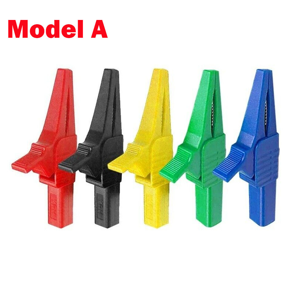 Insulated Alligator Clip Electrical Crocodile Clamp for 2/4mm Test Probe