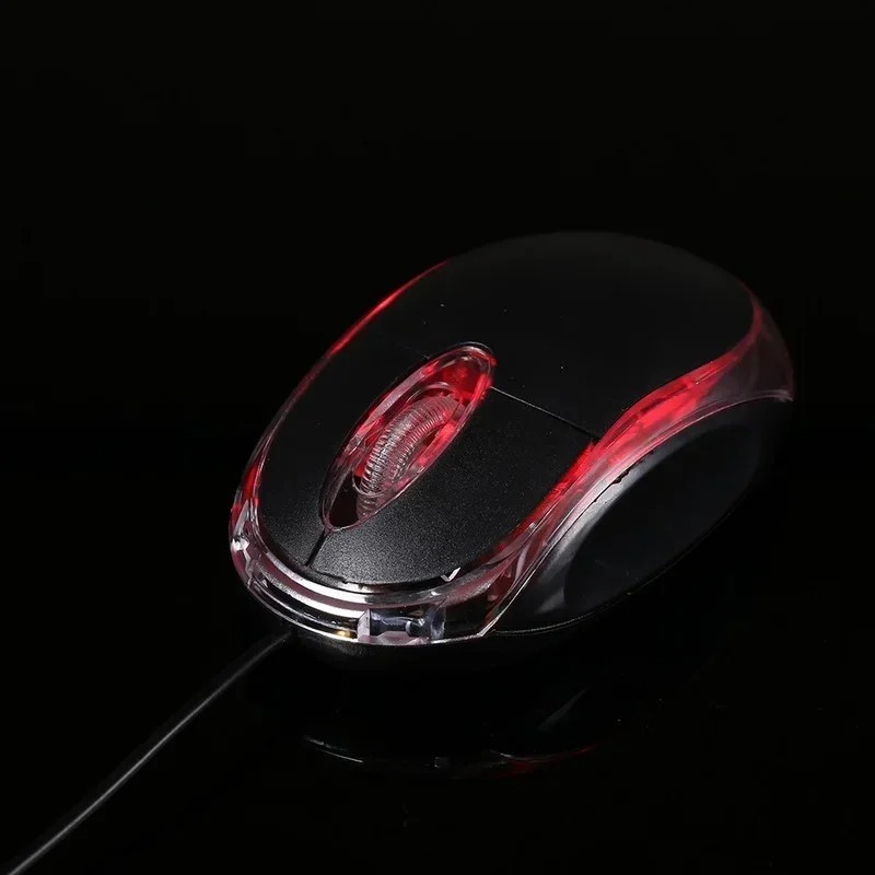 Mini USB Wired Optical Mouse 1000 DPI LED Gaming for PC Laptop Notebook Compute