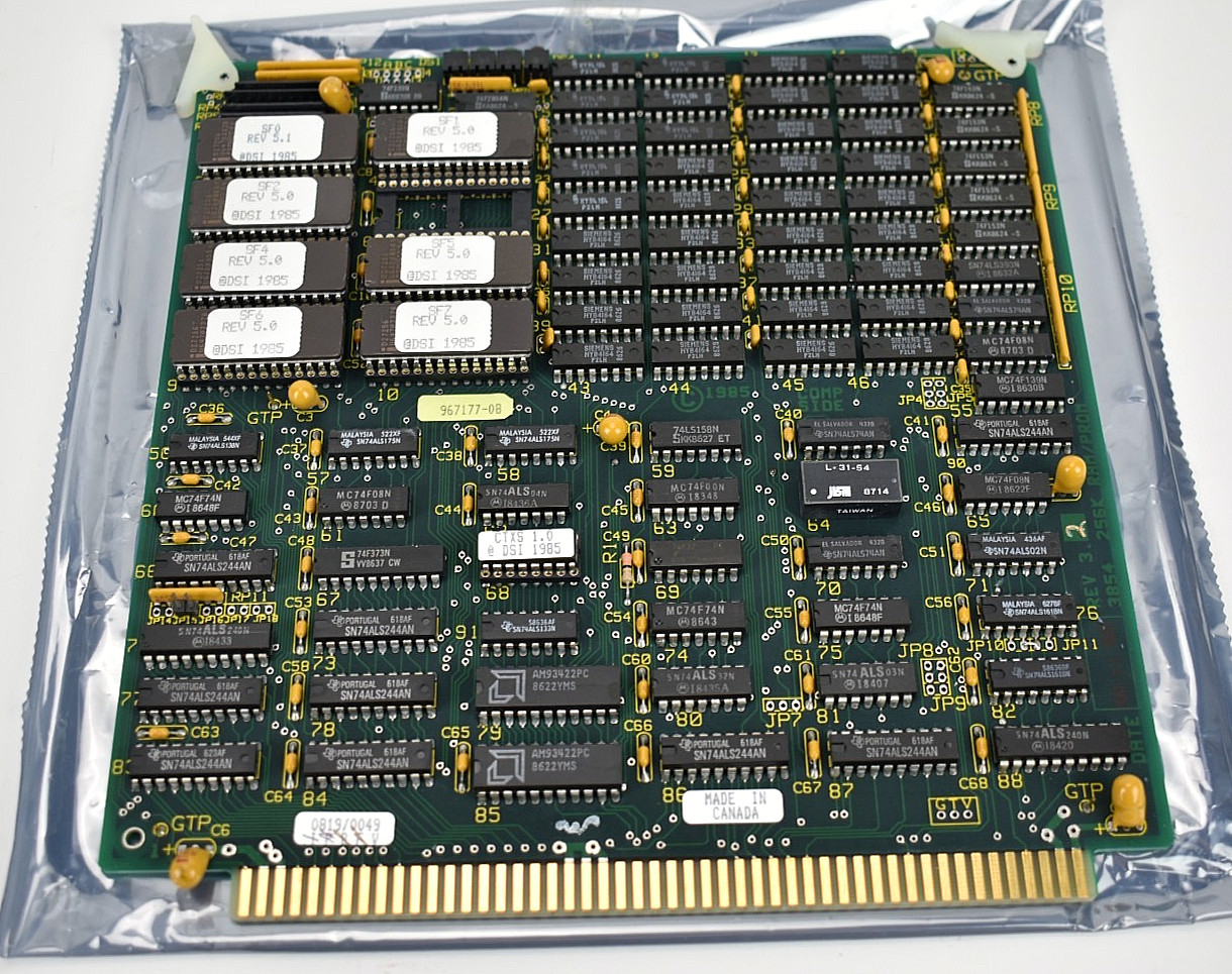 Allen-Bradley 967177-08 Memory Board 256K RAM/PROM Industrial Control 6171-SFB3