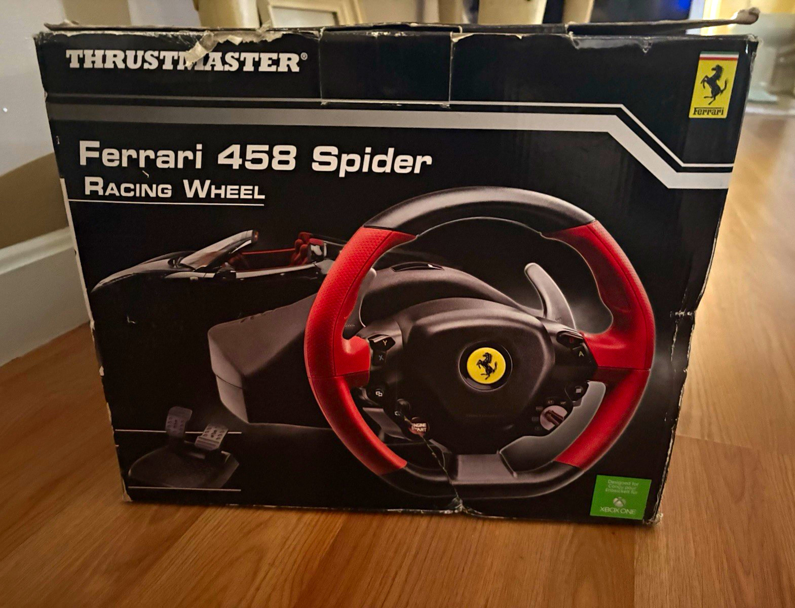 Thrustmaster Ferrari 458 Spider Racing Wheel w/ Pedals for Xbox One