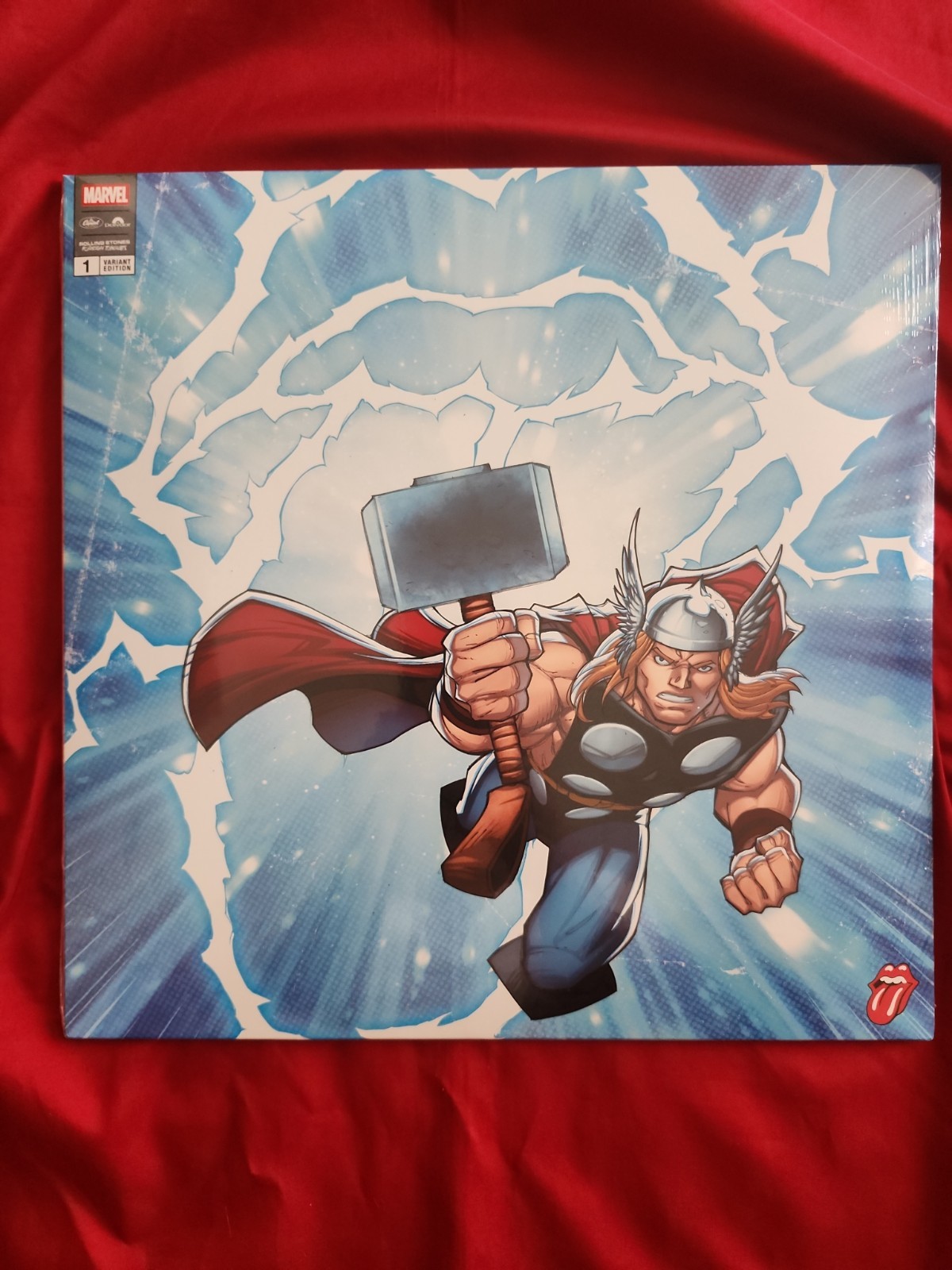 Rolling Stones Foreign Tongues Limited Edition Marvel Vinyl Comic Book Thor