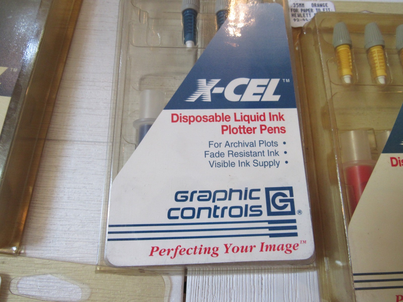 X-Cel Disposable Liquid Ink Plotter Pens Lot