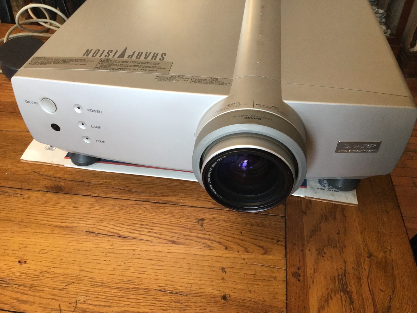 Sharp XGE800U LCD Projector Conference Series w/Extra Bulb 35lb Paid $10,995