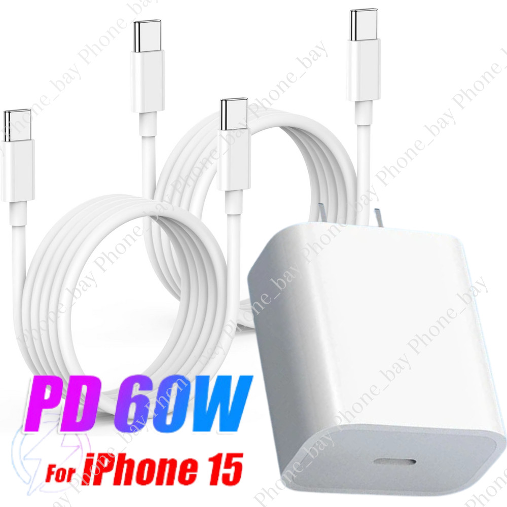 20W USB C Fast Charger PD USB C To Type C Cable Power Adapter For iPad iPhone 15
