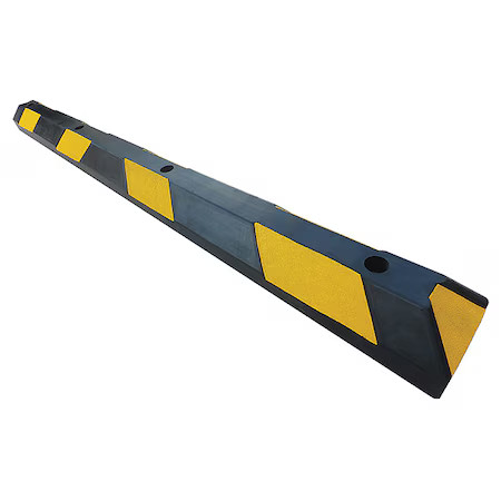 Parking Curb, 6In.W, 4In.H, 72In.L, Rubber, 29Nh31