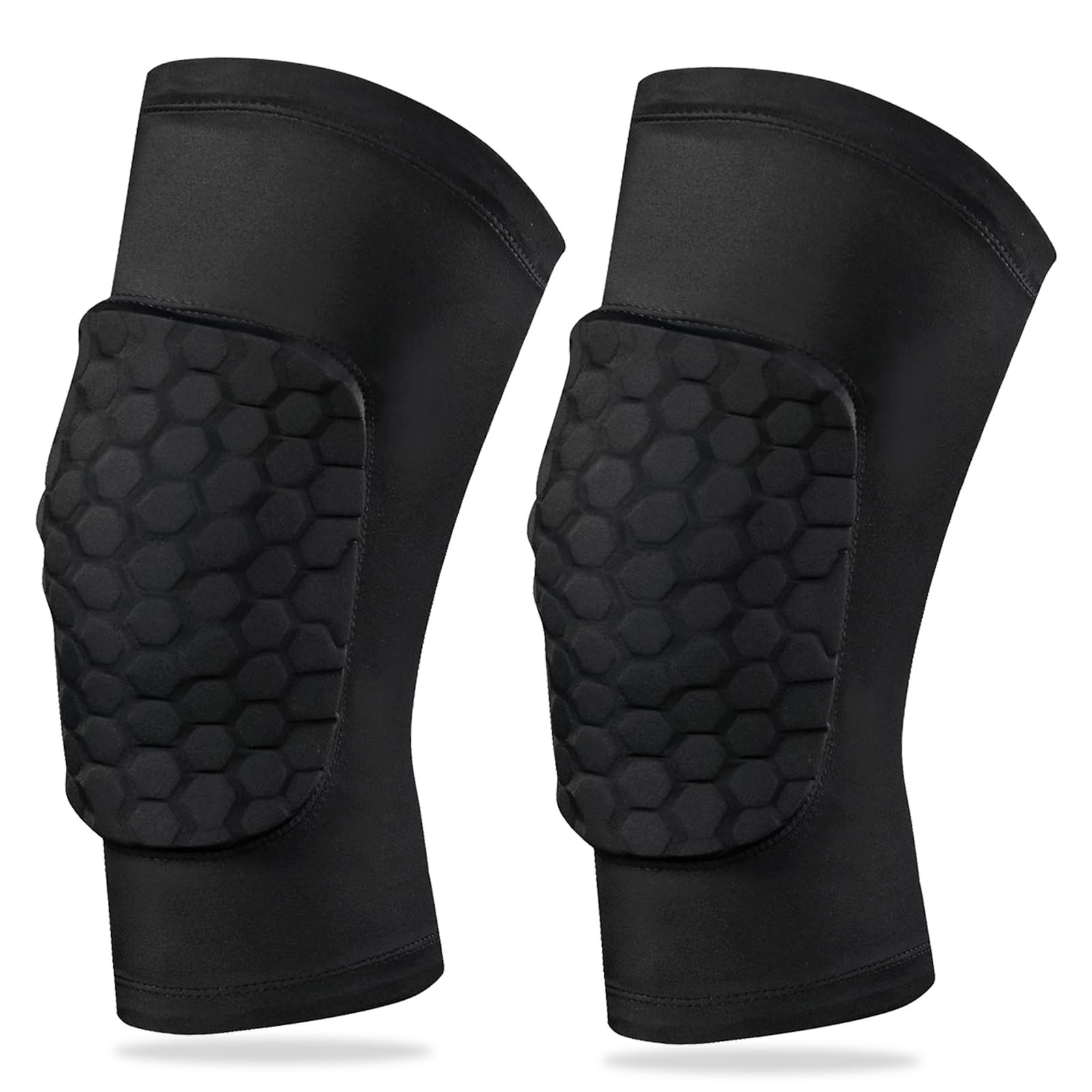 Knee Compression Pads,Knee Sleeve Basketball Volleyball Knee Pads with Honeyc...