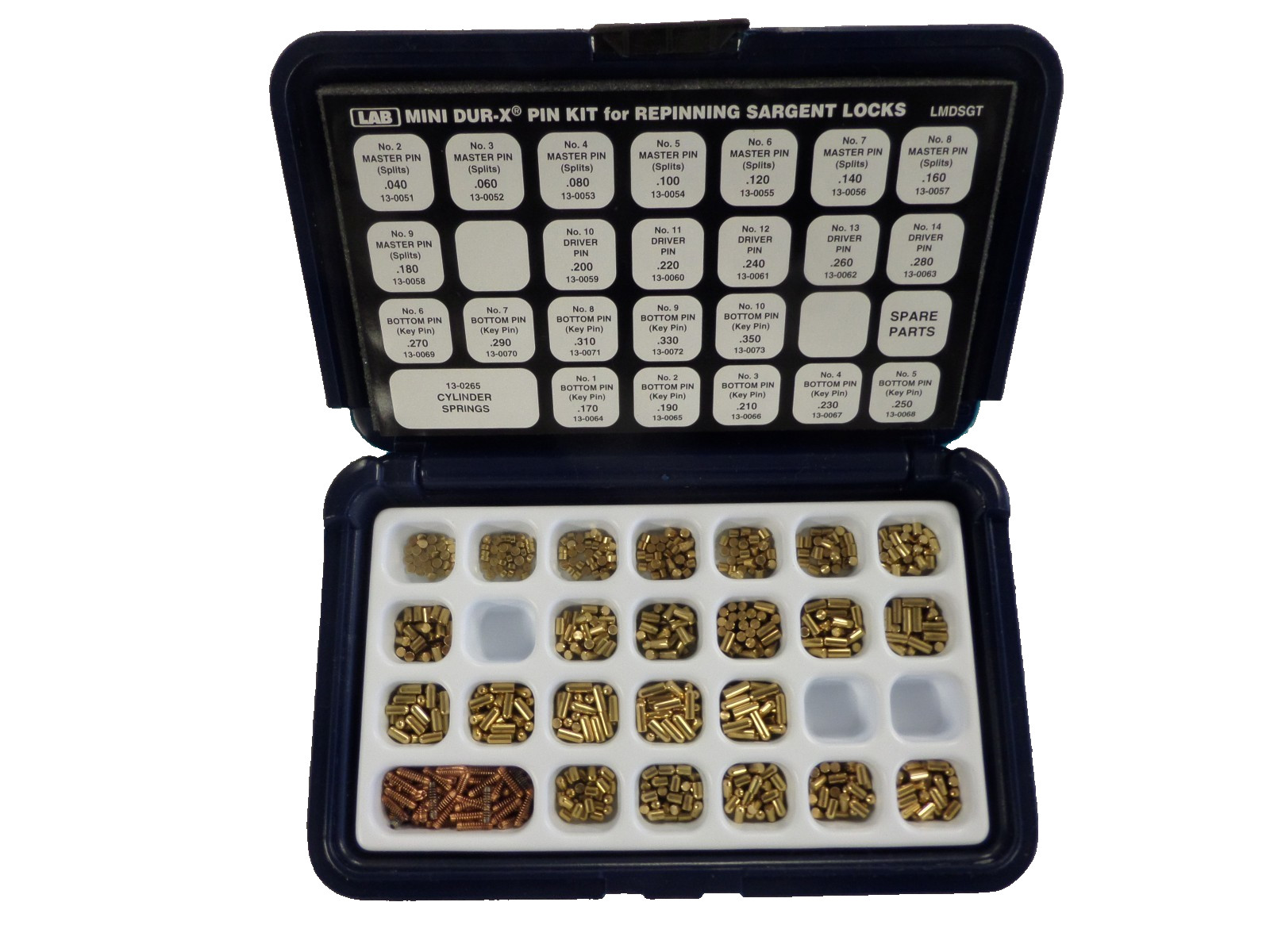 LAB LMDSGT SARGENT MINI DUR-X LOCK PINNING KIT
