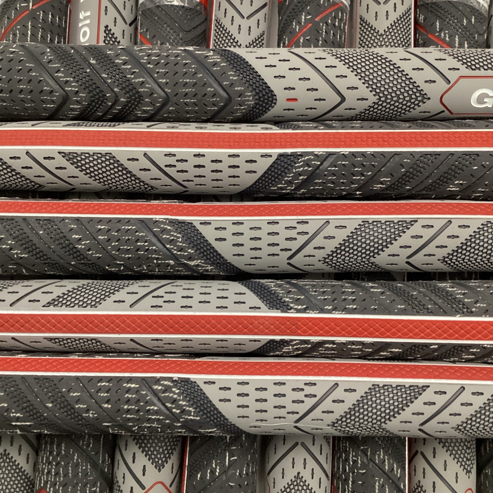 Golf Pride MCC Plus 4 Align midsize- Grey And Red- 60X - 13 Grips